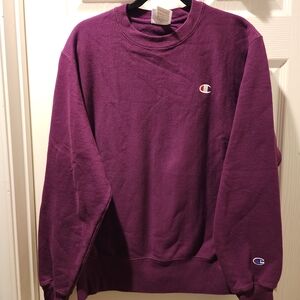 Champion Unisex Purple Crew Neck